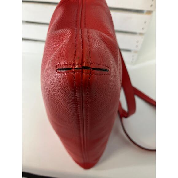 COACH 22421M MEDIUM CORAL PEBBLED LEATHER CROSSBODY BAG - Picture 8 of 12